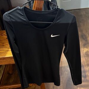 Nike Women's Black Long Sleeve Top